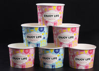 Customize 3-Scoops Ice Cream Cups With Lids and Spoons