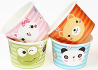 PE Coated 5 Oz Paper Ice Cream Cups / Containers Food Grade Materials