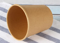 Чашки супа Эко дружелюбные бумажные с крышками, контейнерами супа бумаги Брауна Крафт