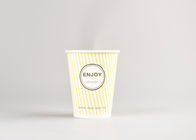 Custom Logo Printing 12oz 330ml Single Wall Coffee Paper Cups with Coffee Lids