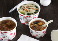 Контейнеры супа печатания логотипа на вынос, устранимые контейнеры супа с крышками