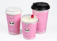 Китай Заклеймленные выпивая кофейные чашки одностеночных бумажных стаканчиков устранимые с крышками компания