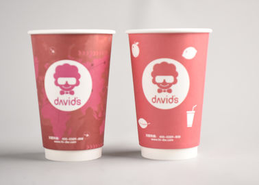 Китай Красная таможня напечатала устранимые кофейные чашки для того чтобы пойти для офиса/домашний завод